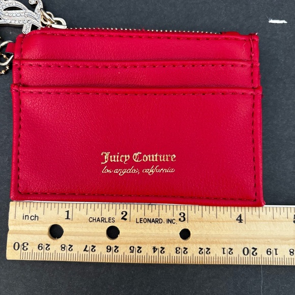 Juicy Couture Vibrant Red Card Wallet - Picture 8 of 8